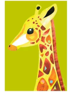 Wholesale ???? Maxwell & Williams Pete Cromer Wildlife Giraffe 50x70cm Tea Towel Lime ????